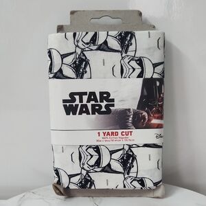 Disney Star Wars Black and White Fabric
